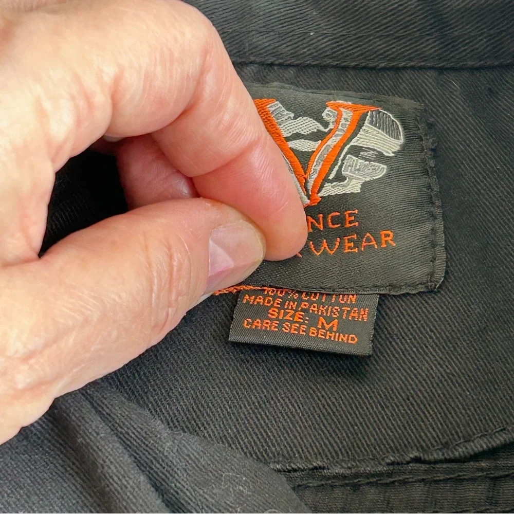 Vance Biker Wear Laconia 2015 Vest Button Down Shirt - Picture 9 of 13